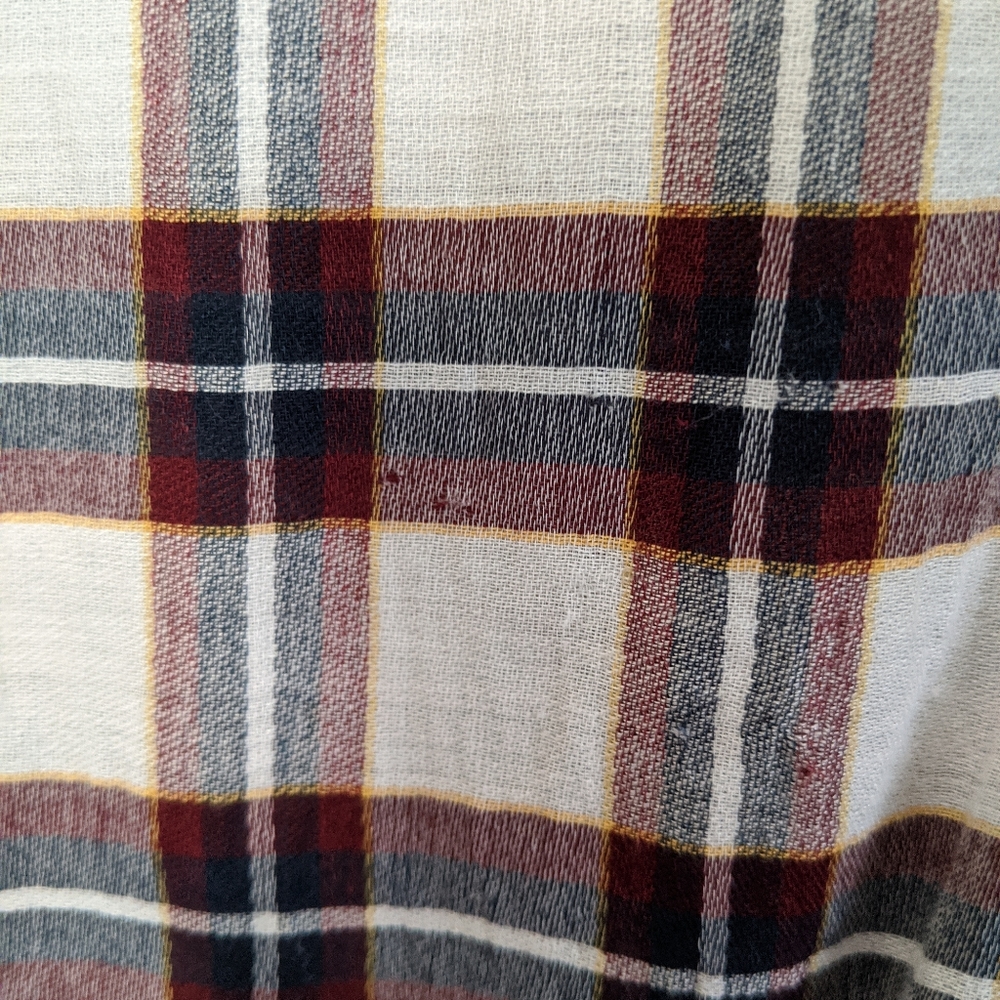 LOFT Softened Plaid Top - Picture 6 of 7